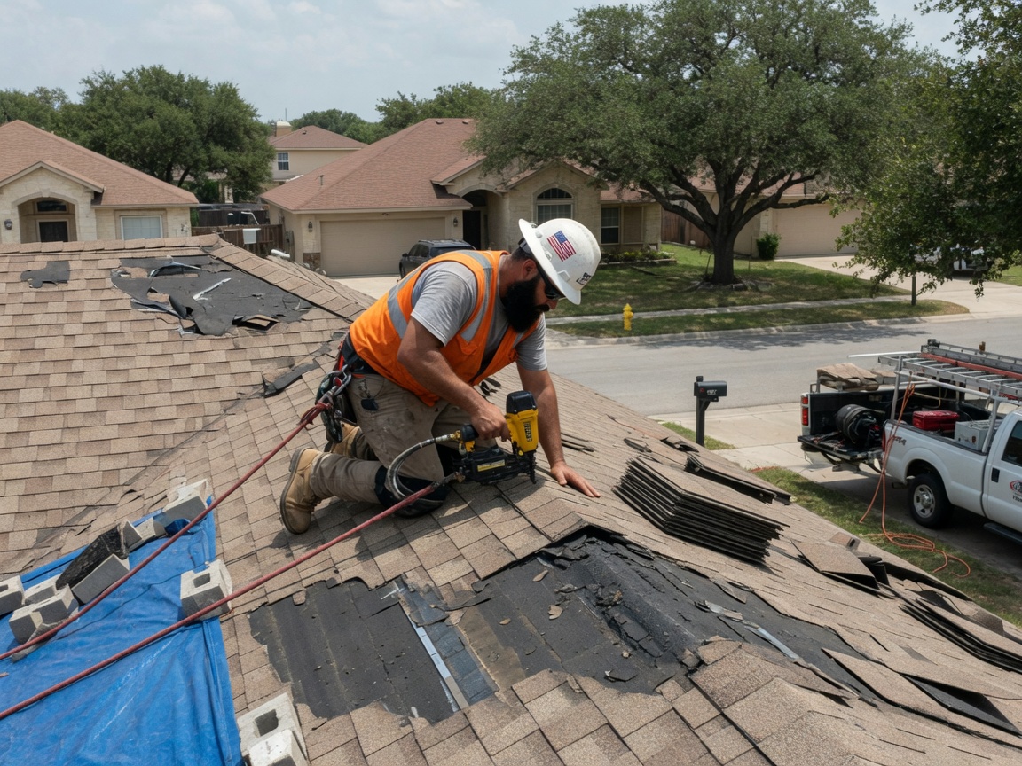 Roof Repair in Rosemont Hill, San Antonio TX